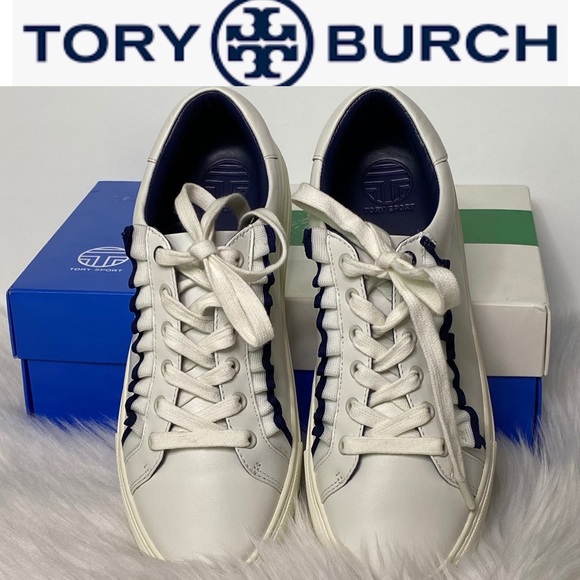 Tory Burch Shoes - 💙Tory Burch💙 Tory Sport Ruffle Sneakers 7.5
